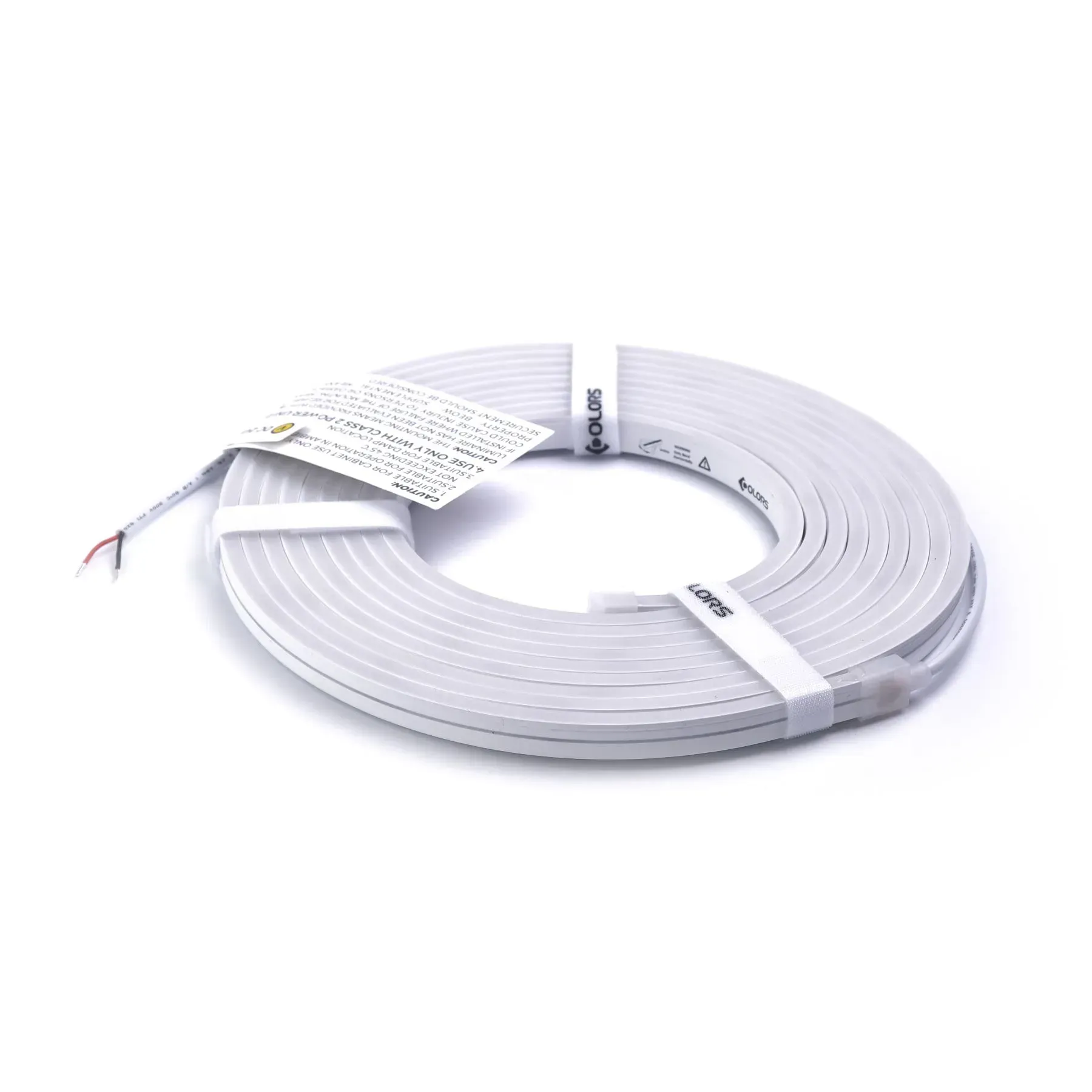 Elastyczny neon 6x12mm 24V IP67 9,6W 280Lm biały ciepły 3000K 5m