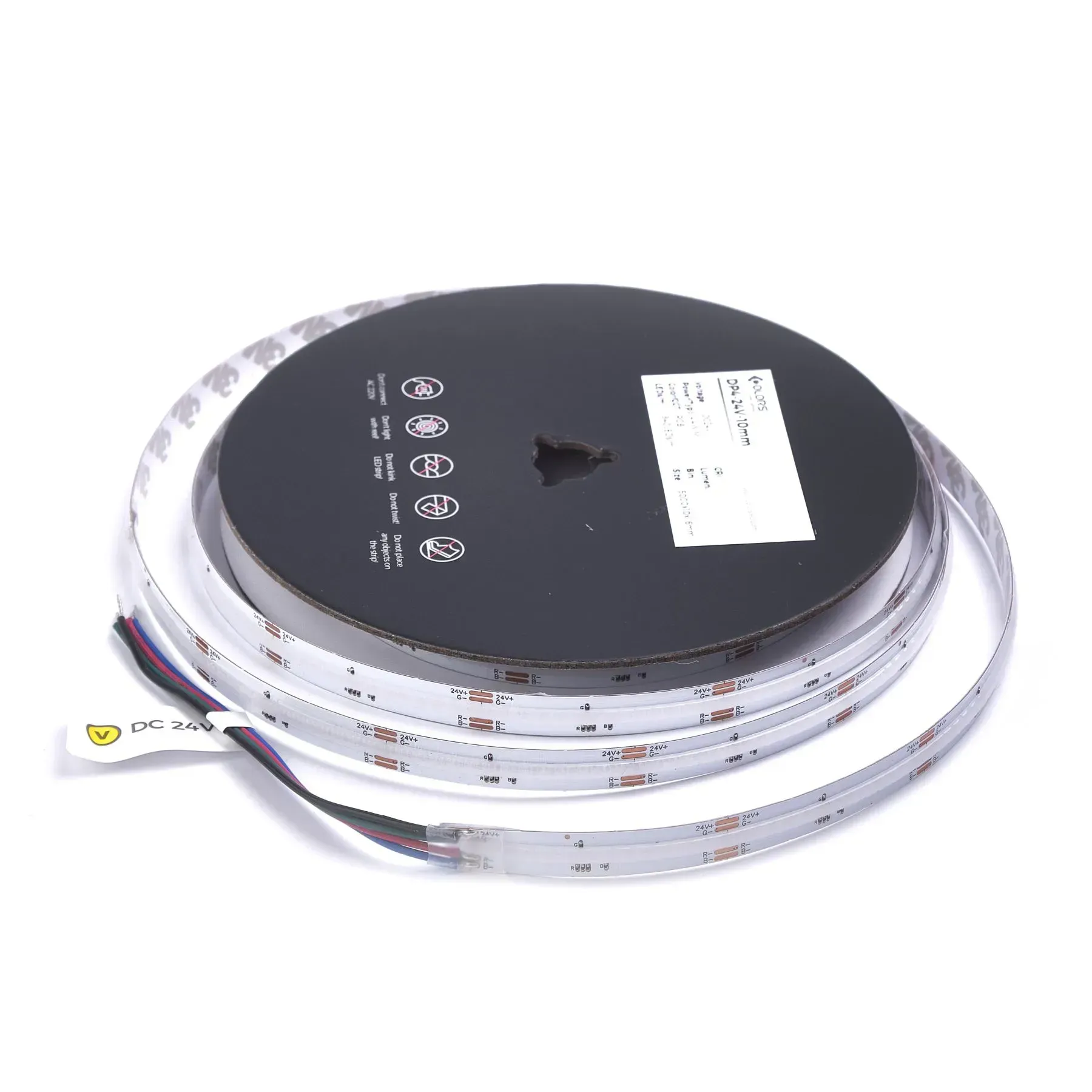 Taśma LED COB-24V-IP20 14,4W 805Lm RGB 5m