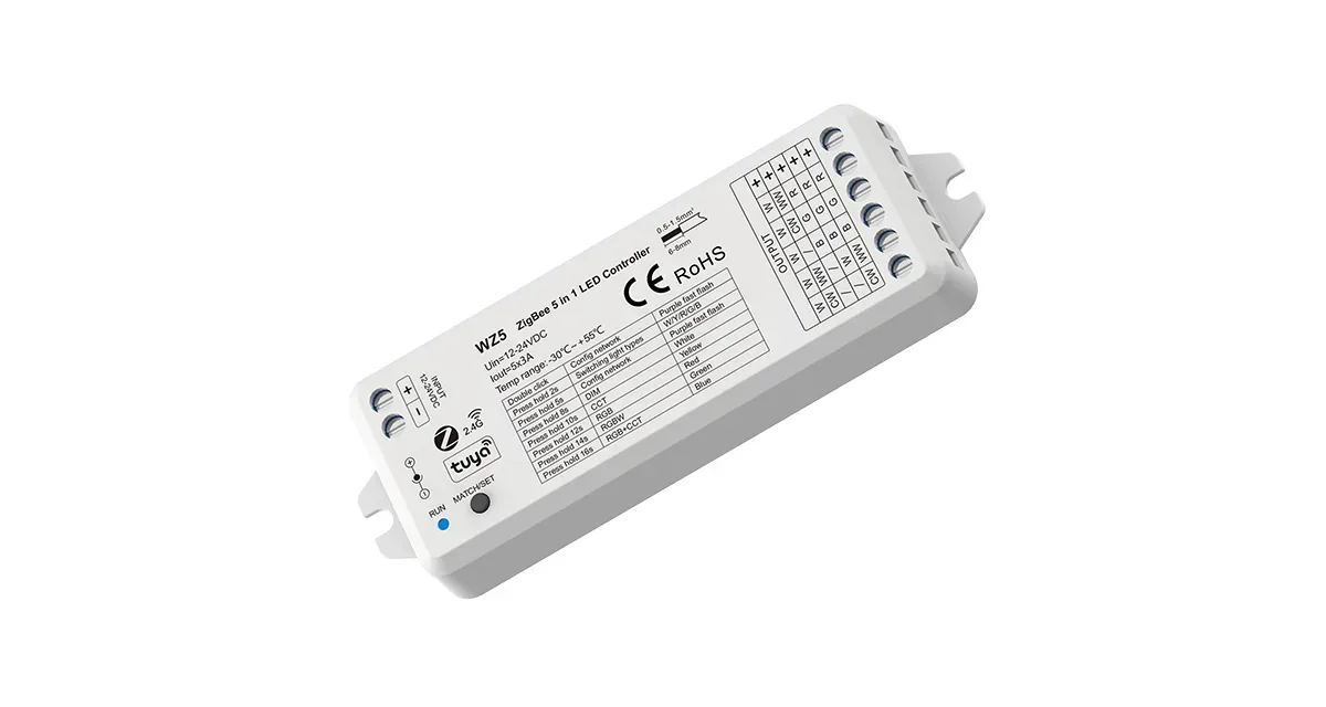 Kontroler LED 5 w 1 12-24 V DC, 3 A * 5 kanałów