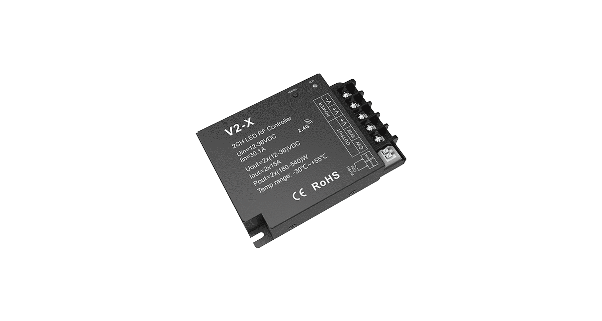LED controller 12-36VDC, 15A*2CH