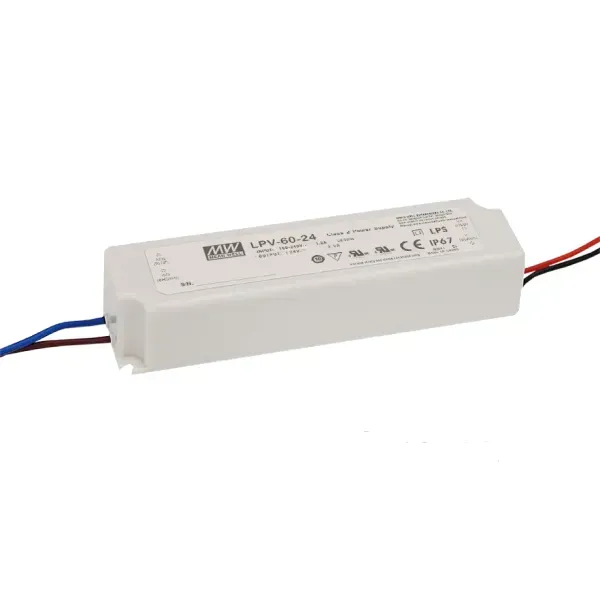 Power Supply Mean Well 60W DC24V IP67