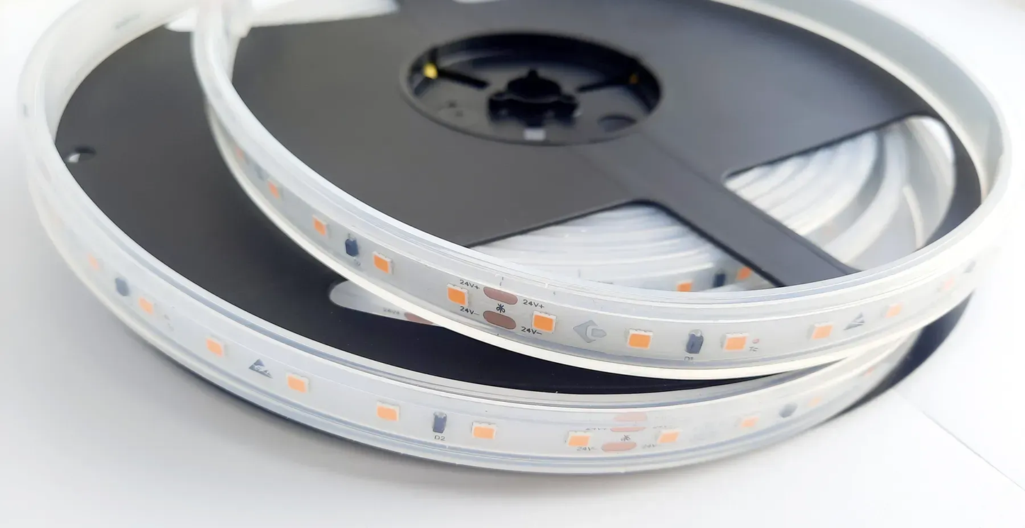 Taśma LED żaroodporna 80-3030-24V-IP65 4,8W 607Lm ciepła biel 2700K 5m